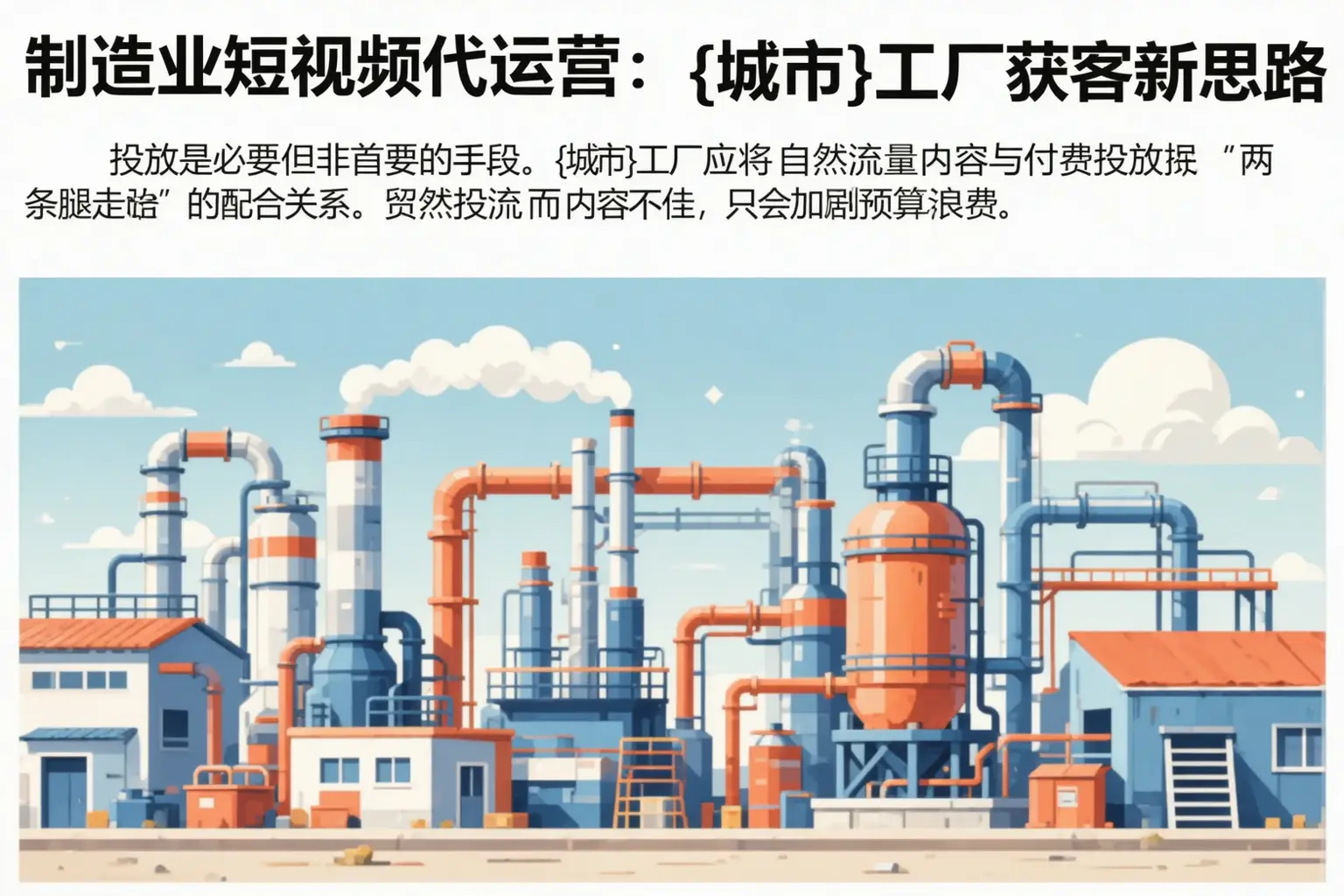 制造业短视频代运营：沧源工厂获客新思路